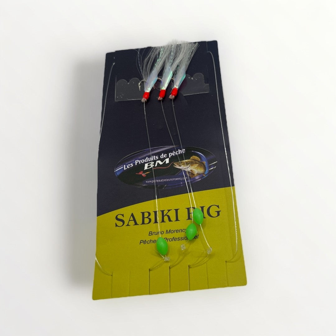 SABIKI RIG PLUMES - 6 PCS SET HOOK # 2/0