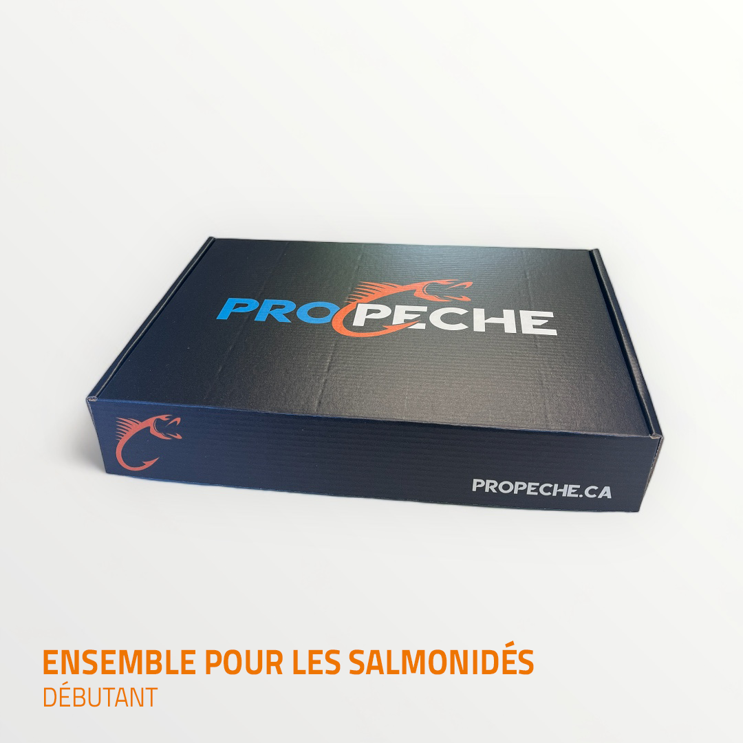 BOÎTE POUR LA PÊCHE AUX SALMONIDÉS - DÉBUTANT